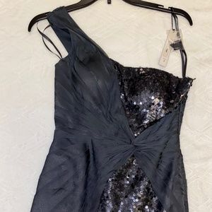 Charcoal cocktails dress